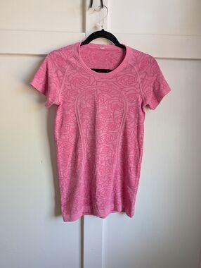 Lululemon Pink Seamless Workout Top